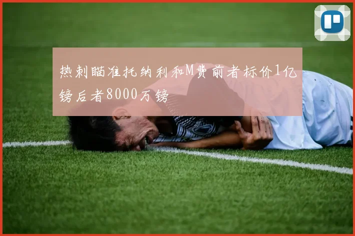 热刺瞄准托纳利和M费前者标价1亿镑后者8000万镑